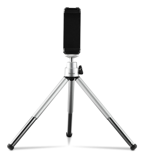 FANCY 2IN1 MINI TRIPOD 16CM SILVER