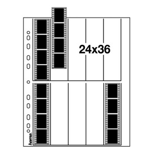 NEGATIVE SLEEVES 10 STRIPS 25PCS