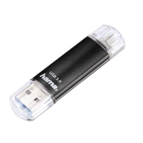 LAETA TWIN USB DRIVE 128GB BLACK