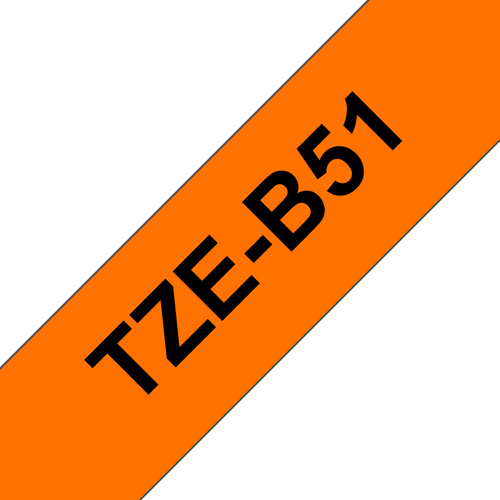 BRO 24MM FLUORESCENT BLACK ON ORANGE