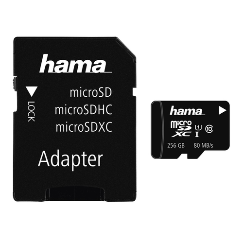 MICROSDXC 256GB CLASS 10 100MBS