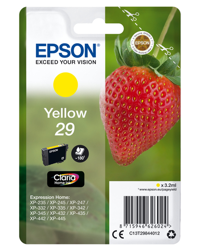 YELLOW 29 CLARIA HOME INK
