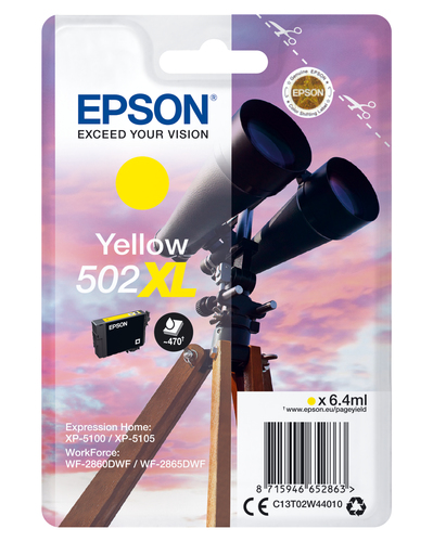SINGLE YELLOW 502XL INK