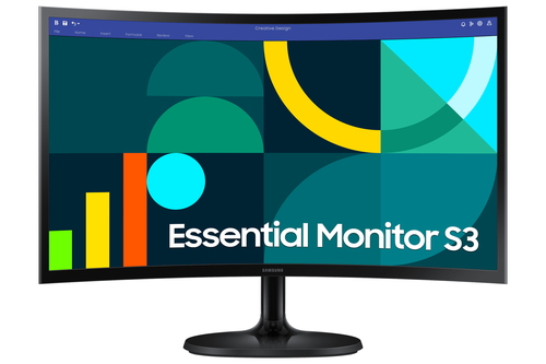 SAMSUNG 24IN S36D FHD CURVED MONITOR