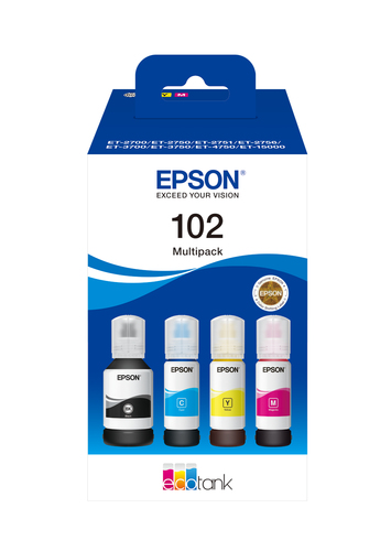 102 ECOTANK 4COLOUR MULTIPACK