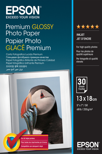 PREM GLOSS P/PAPER 13X18 30 SHEETS