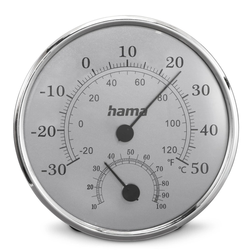 SAIPAN THERMOMETER HYGROMETER SIL