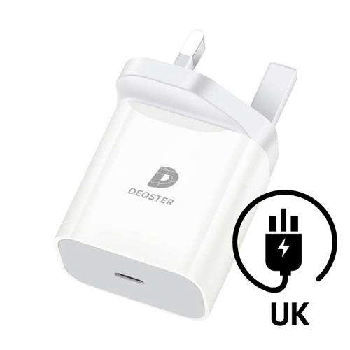 20W USB-C UK-PLUG 20W WHTE