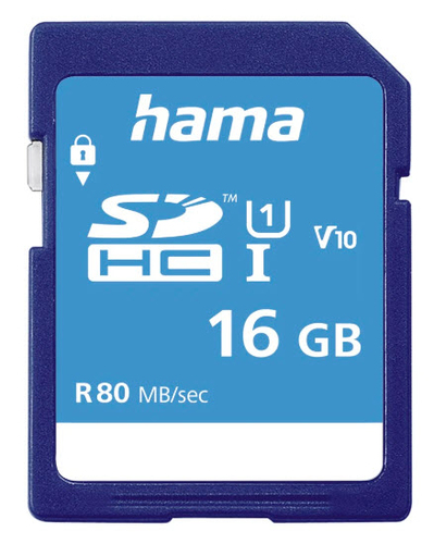 SDHC 16GB CLASS 10 UHS-I 80MBS