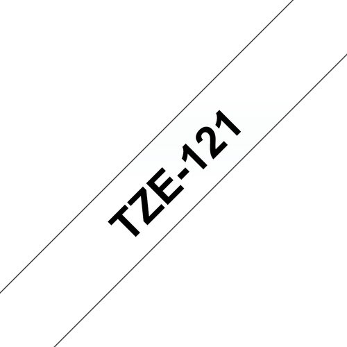 BRO 9MM GLOSS TZ BLACK ON CLEAR TAPE