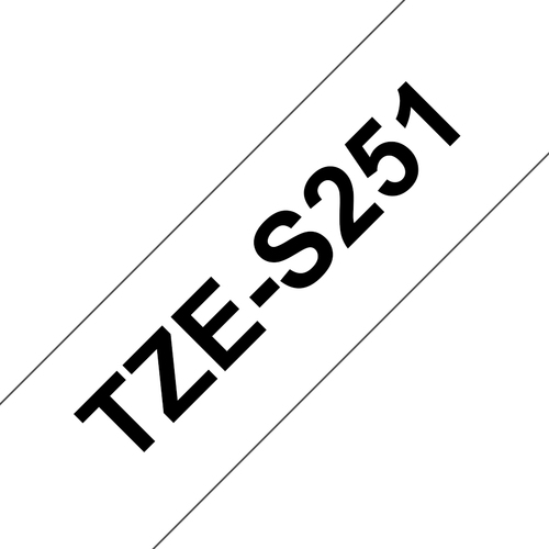 BRO 24MM BLACK ON WHITE TAPE ADHESIV