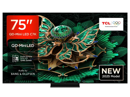 TCL C7K 75 QD-MINI LED 4K HDR SMART