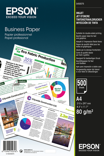 EPSON PAP INK/LS A4 80GR 500H