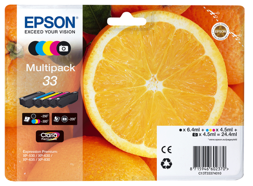 5-COLOURS 33 CLARIA PREMIUM INK
