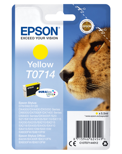T071 YELLOW INK CART
