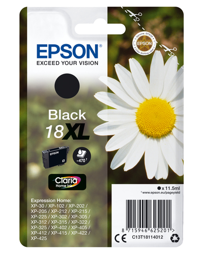 18XL DAISY BLK INK CART