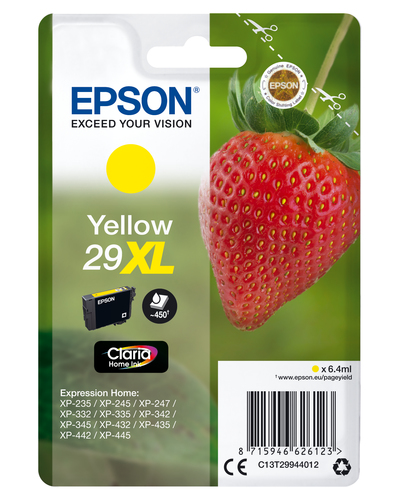 YELLOW 29XL CLARIA HOME INK