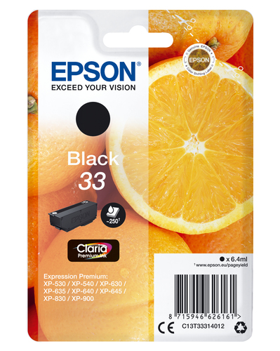 BLACK 33 CLARIA PREMIUM INK