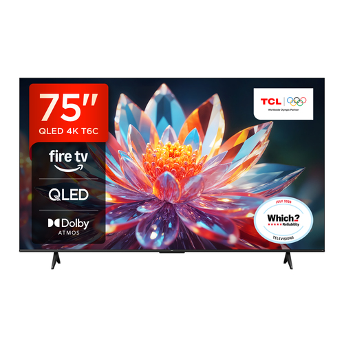 TCL T6C 75 QLED 4K HDR SMART FIRE TV