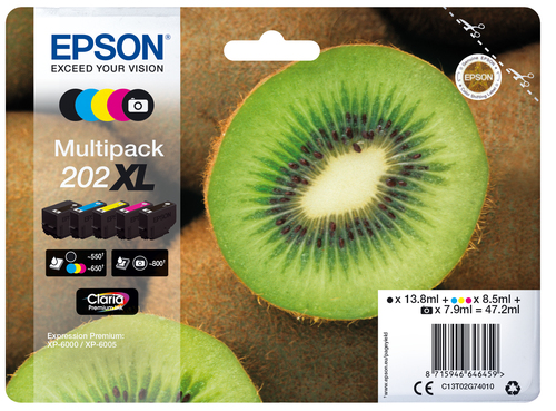 5-COLOURS 202XL CLARIA PREMIUM INK
