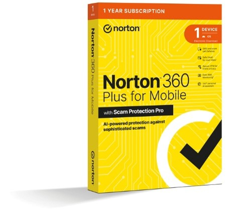 NORTON 360 PLUS MOBILE 1U 1D 12M