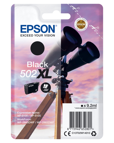 SINGLE BLACK 502XL INK