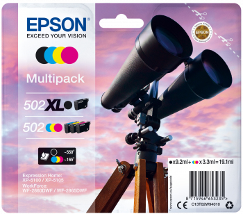 502XL BK / 502 CMY HIGH CAPACITY INK