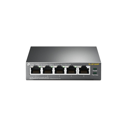 5-PORT 10/100 MBPS SWITCH 4PORT POE+