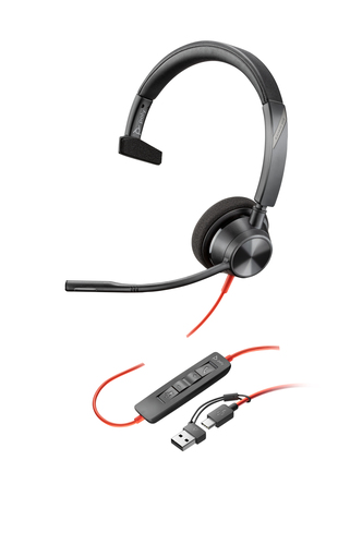 POLY BW3310 MONAURAL USB-C/A