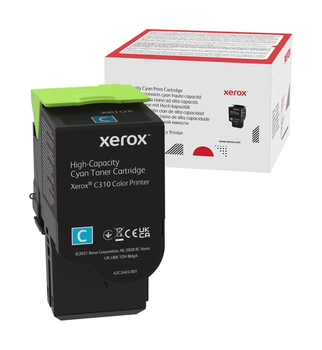 XEROX C310 CYAN HIGH CAP TONER CART