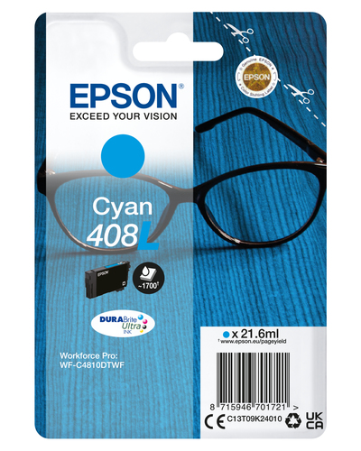 SINGLE CYAN 408L DURABRITE INK