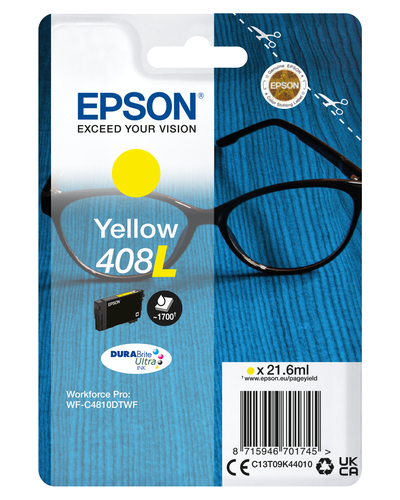 SINGLE YELLOW 408L DURABRITE INK