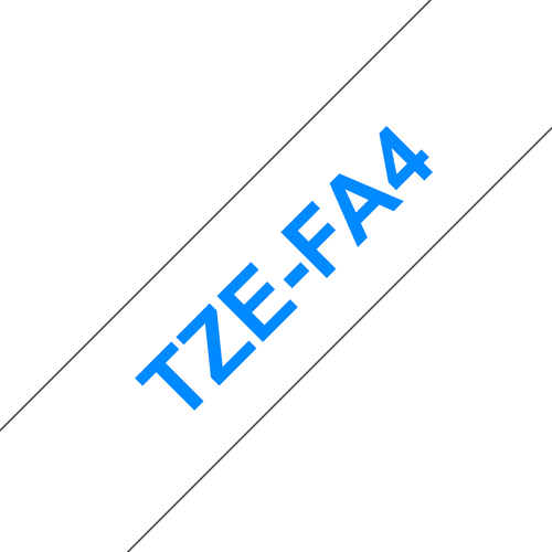 18MM BLUE ON WHITE FABRIC TAPE