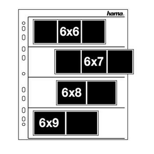 NEGATIVE SLEEVE GLASSINE 6X7 100PC