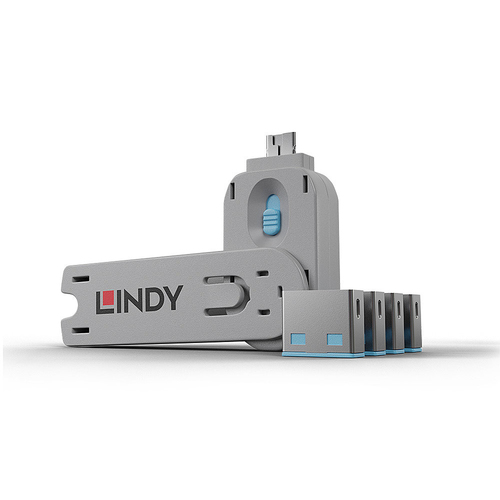 Lindy USB Port Blocker - Pack of 4