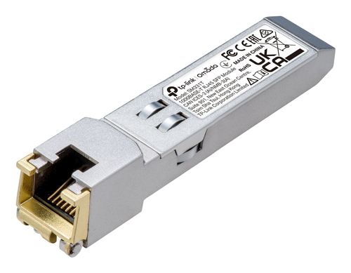 TP-Link Omada 1000BASE-T RJ45 SFP Module SPEC: 1000Mbps RJ45 Copper Transceiver
