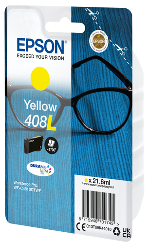 Epson 408L Spectacles DURABrite Ultra Single Yellow Ink