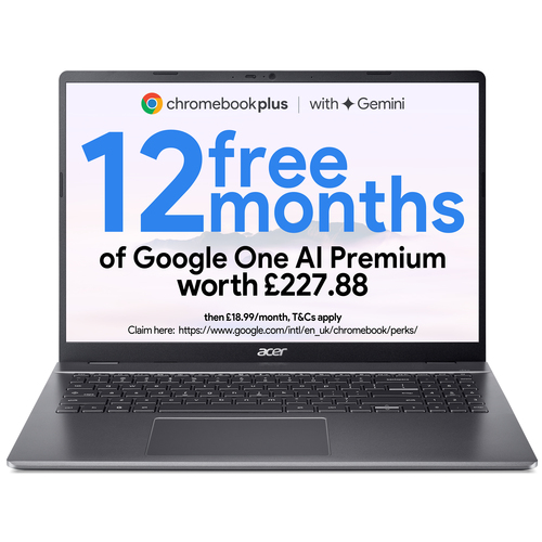 Acer Chromebook Plus 516 CB516-1H Traditional Laptop - Intel Core i5-1334U