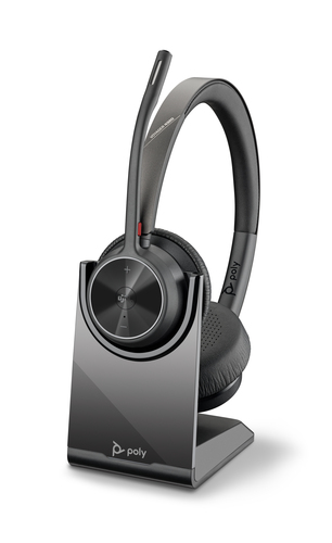 HP Poly Voyager 4320-M Microsoft Teams Certified Headset +BT700 dongle +Charging Stand