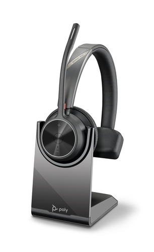 HP Poly Voyager 4310 USB-C Headset +BT700 dongle +Charging Stand