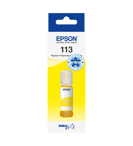 Epson 113 EcoTank Pigment Yellow ink bottle