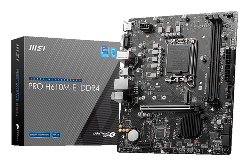 MSI PRO H610M-E DDR4