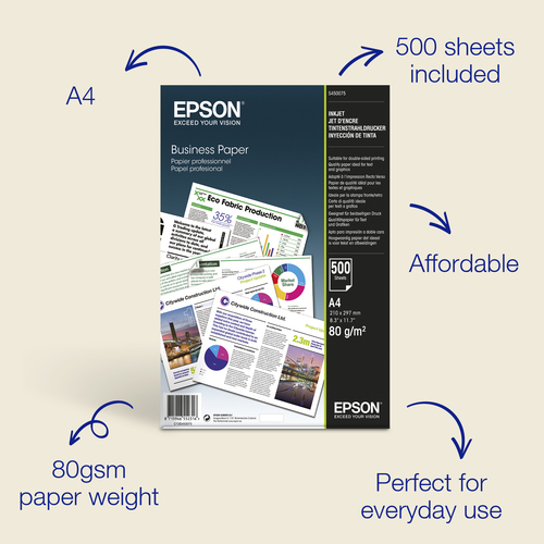 Epson A4 Inkjet Business Paper 80gsm