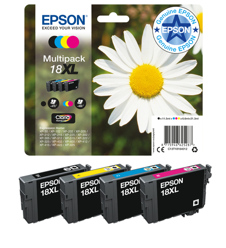 Epson Daisy 18 Claria Home Single Yellow Ink