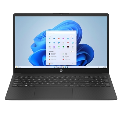 HP 15-fc0045na Laptop, 15.6 Inch Full HD 1080p Screen, AMD Ryzen 3 7320U, 8GB DDR4 RAM, 256GB SSD, AMD Radeon Graphics, Windows 11 Home