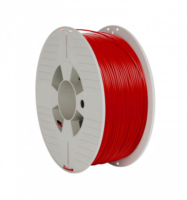 Verbatim PLA-Filament 3D-Printing,1.75mm, 1kg, High End Polyactide-Filament For Material Extrusion, For 3D-Printer & 3D-Pen, 3D-Printer-Filament Made Of PLA, 1 Spool 335m, Red
