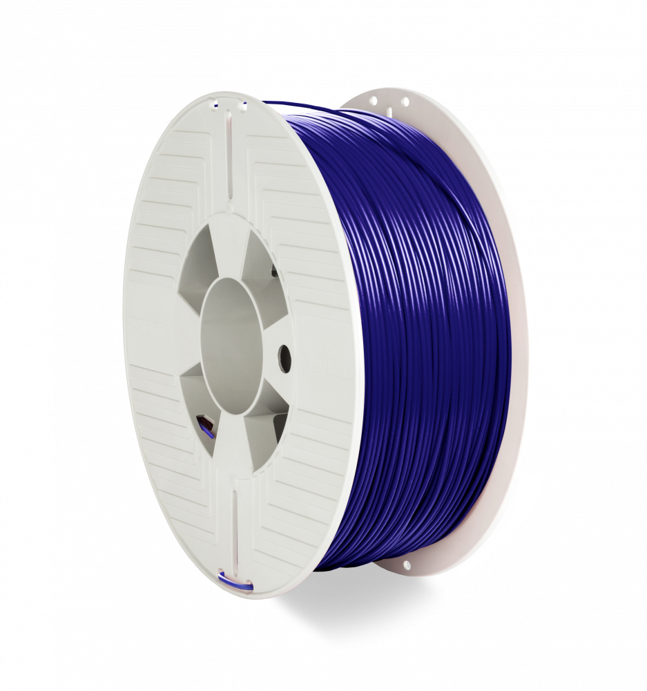 Verbatim PLA-Filament 3D-Printing,1.75mm, 1kg, High End Polyactide-Filament For Material Extrusion, For 3D-Printer & 3D-Pen, 3D-Printer-Filament Made Of PLA, 1 Spool 335m, Blue