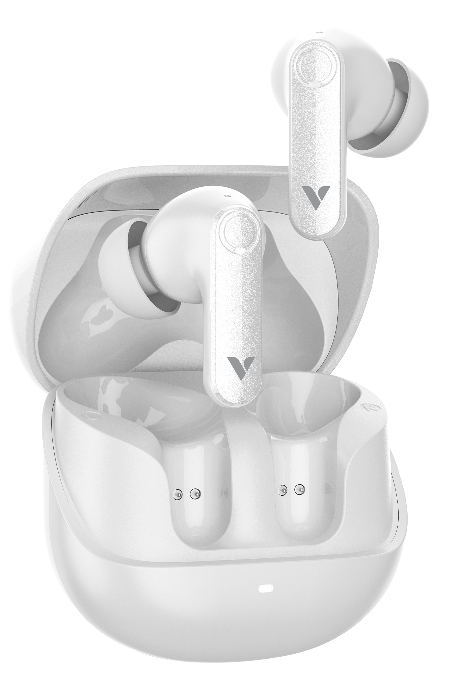 Verbatim TruSound Pro Earbuds Active Noise Cancelling + Environmental Noise Cancelling, White