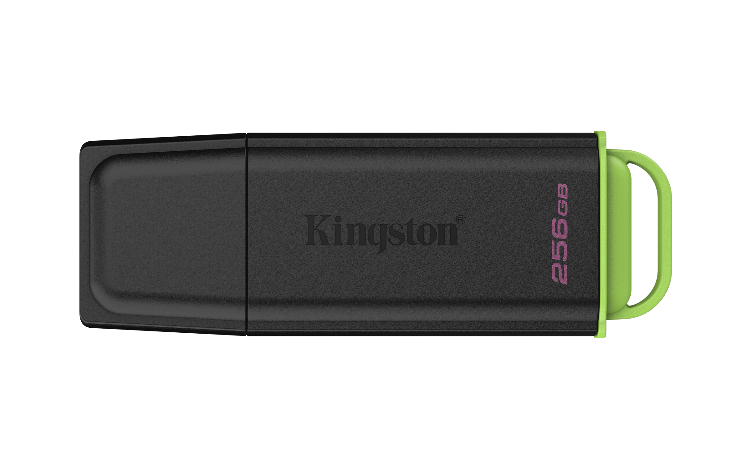 Kingston DataTraveler Exodia DTXG2/256GB USB Flash Drive, 256GB, USB 3.2 Gen 1, Green / Black, Snap-on Cap Design