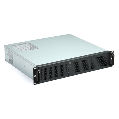 Codegen 2U400 Rackmount Server Case, 1 x USB 3.0  / 1 x USB 2.0, 380 MM Deep, 3 x 80 mm PWM Hydraulic Bearing, Micro ATX, Mini ITX Compatible